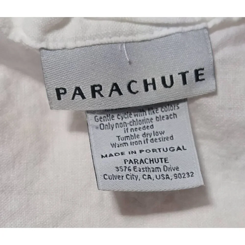 Parachute pure 100% linen white pillowcase standard 2pcs